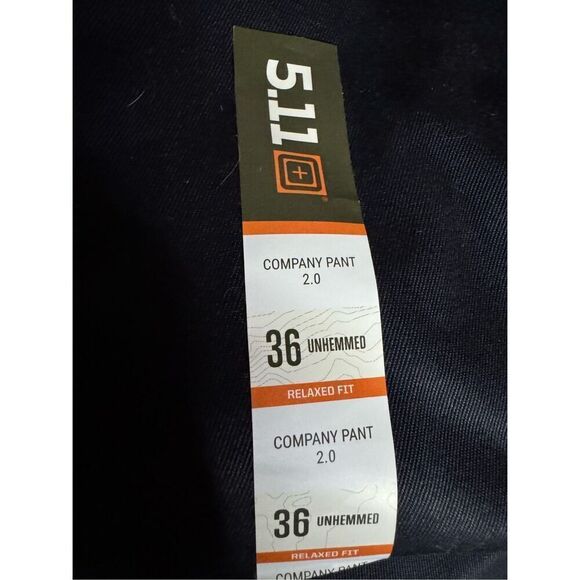 NWT 5.11 Fire Navy Mens Company Pant 2.0 Size 36x39 - Picture 5 of 7